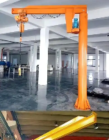 工厂车间冠航悬臂吊起重机解决物料搬运难题提升工作效率