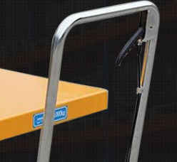 手动升降平台车手柄操控轻松解锁高效搬运新方式