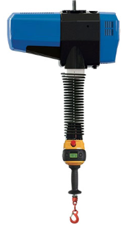 智能提升机解决电池制造车间物料吊装难题提升效率